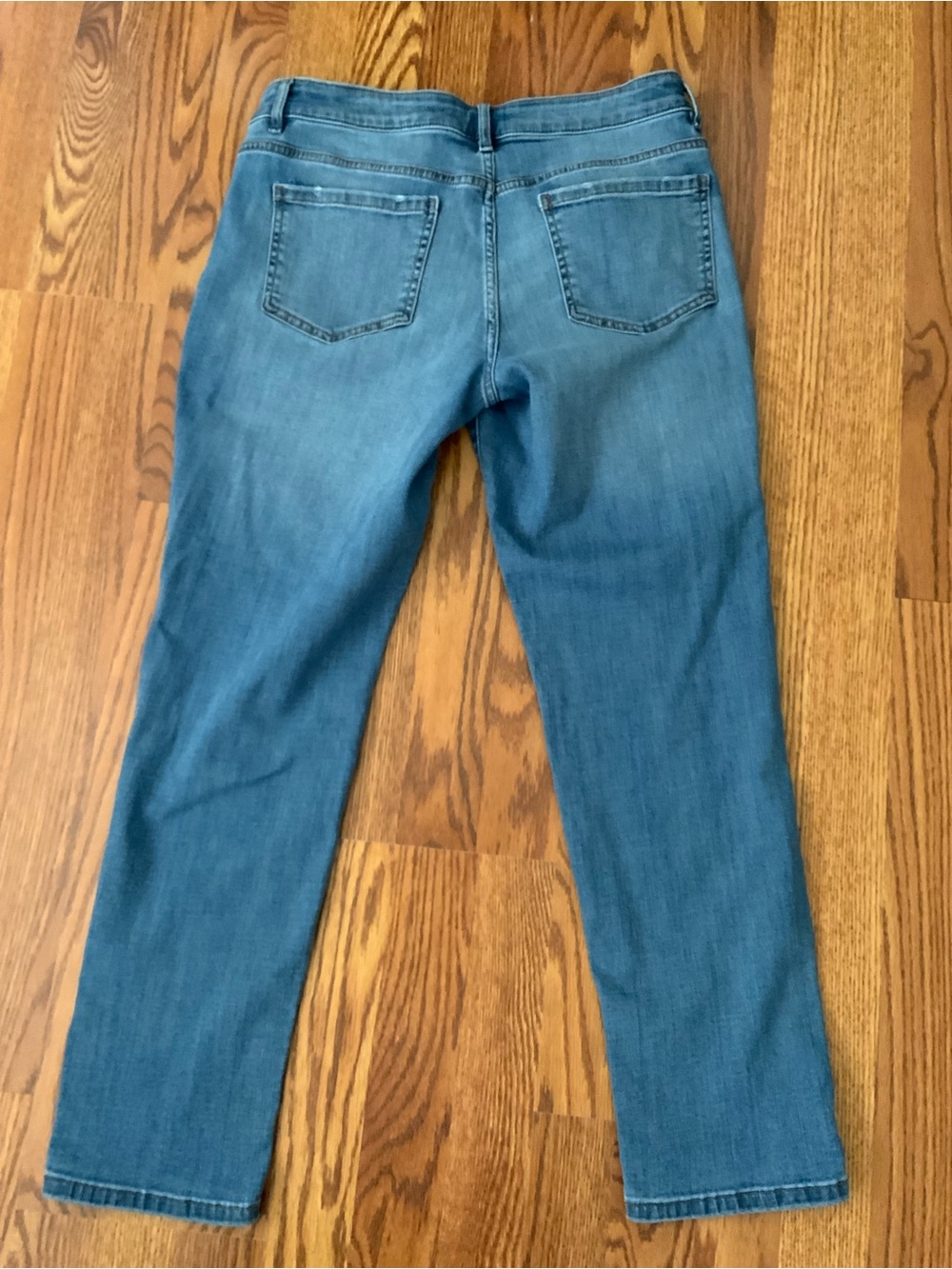 J. Jill Straight Leg Jeans in Medium Blue Wash - Picture 7 of 7